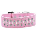 Unconditional Love Sprinkles Pearl & AB Crystals Dog CollarLight Pink Size 14 UN797388